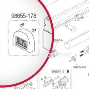 Tapa izq. para Toldo Fiamma F45 PLUS L